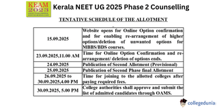 Kerala NEET UG 2025 Phase 2 Counselling Begins for MBBS/BDS Admissions; Seat Allotment by Sept 25